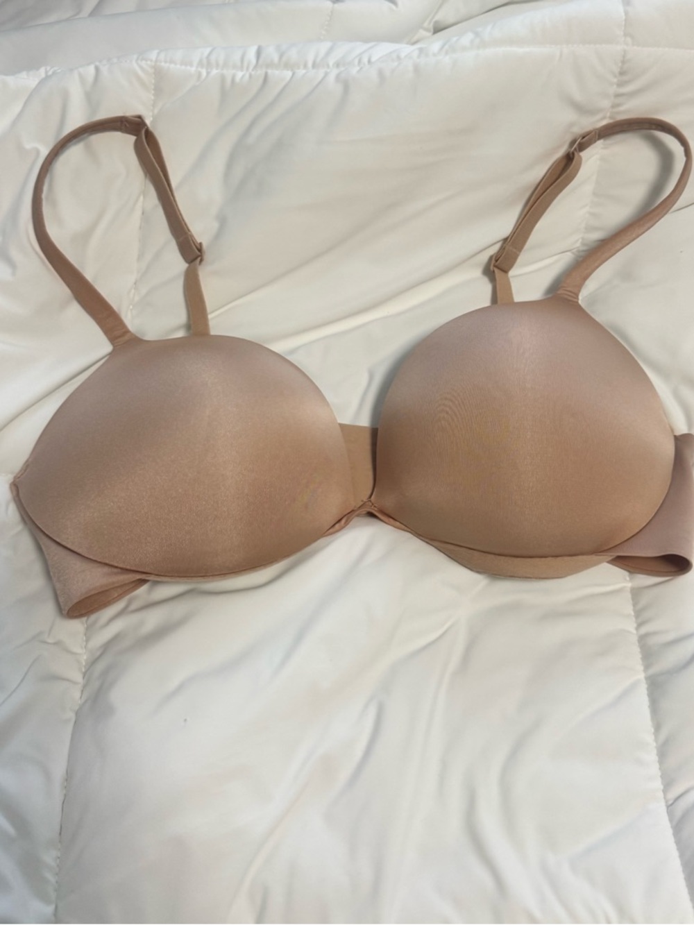 Skims Ultimate Teardrop Push Up Bra 34C - Black and Clay